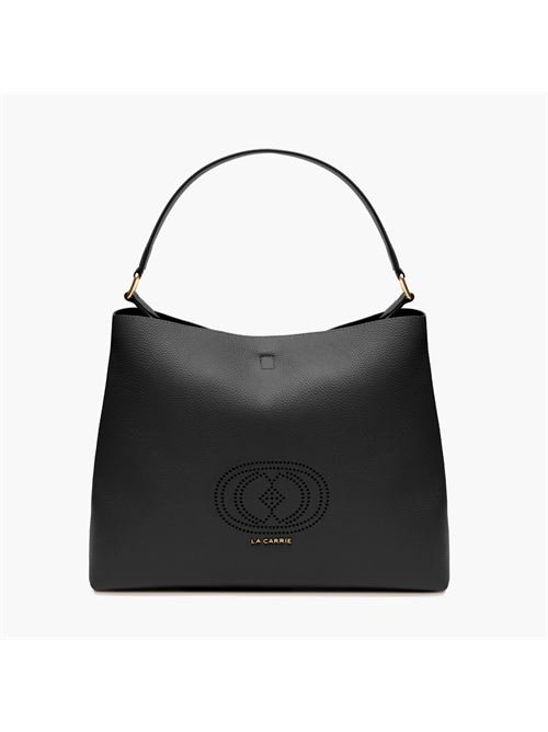 BORSA SHOPPING DRILLED BLACK LA CARRIE | 142P-DB-150 TBLY